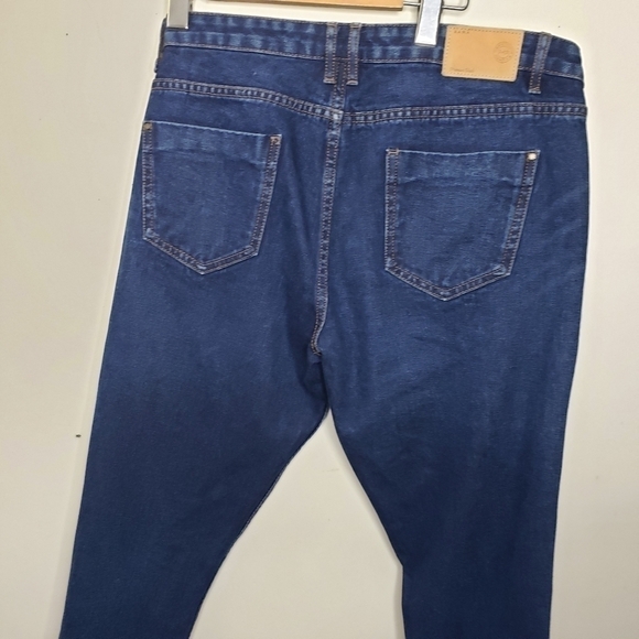 Zara Premium Blue Wash Boyfriend Jeans Size 6 - Picture 5 of 9